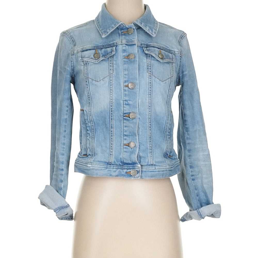 LOFT Light Blue Jean Jacket XS